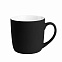 Керамическая кружка Viana, 380 ml, soft-touch, черная с логотипом в Самаре заказать по выгодной цене в кибермаркете AvroraStore