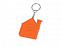 Брелок-рулетка Домик, 1 м., оранжевый с логотипом в Самаре заказать по выгодной цене в кибермаркете AvroraStore