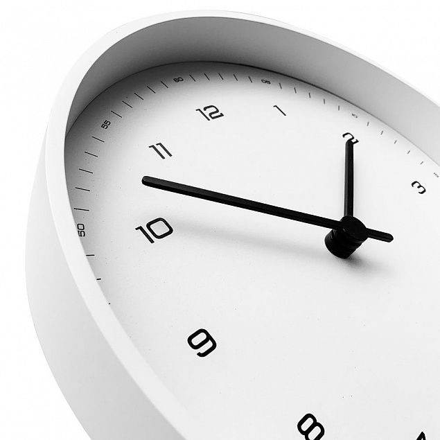 Часы настенные White, белые с логотипом в Самаре заказать по выгодной цене в кибермаркете AvroraStore