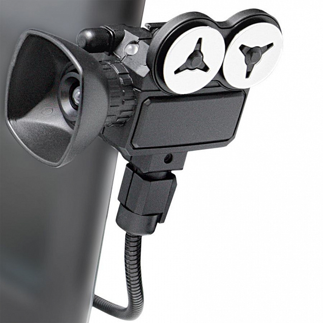 Веб-камера с микрофоном "Мотор!", USB разъем, пластик с логотипом в Самаре заказать по выгодной цене в кибермаркете AvroraStore