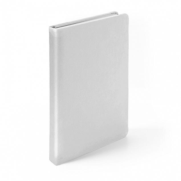 Ежедневник недатированный Duncan, А5,  белый, белый блок с логотипом в Самаре заказать по выгодной цене в кибермаркете AvroraStore