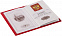 Обложка для паспорта Twill, красная с логотипом в Самаре заказать по выгодной цене в кибермаркете AvroraStore