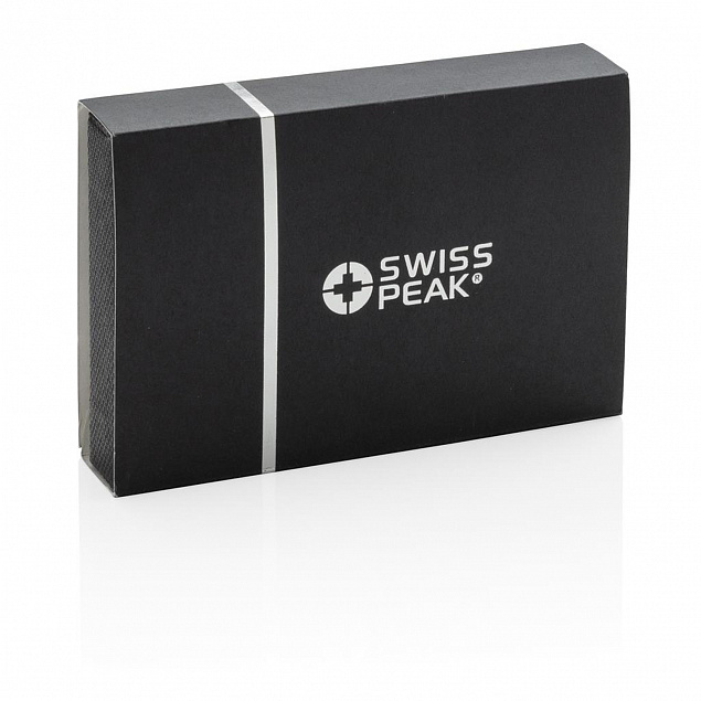 Бумажник Swiss Peak с защитой от сканирования RFID с логотипом в Самаре заказать по выгодной цене в кибермаркете AvroraStore