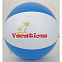 Двуцветный пляжный мяч KEY WEST с логотипом в Самаре заказать по выгодной цене в кибермаркете AvroraStore