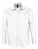 Рубашка мужская с длинным рукавом BRIGHTON, белая с логотипом в Самаре заказать по выгодной цене в кибермаркете AvroraStore