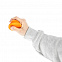 Антистресс «Каска», оранжевый с логотипом в Самаре заказать по выгодной цене в кибермаркете AvroraStore