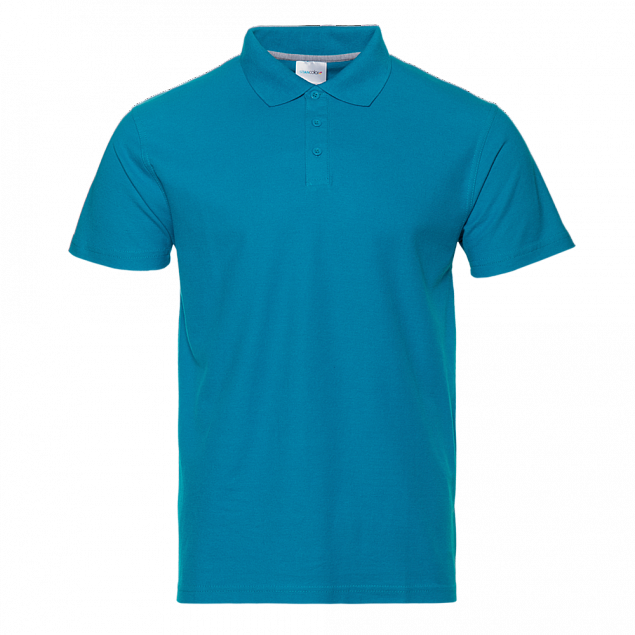 Рубашка поло мужская STAN хлопок/полиэстер 185, 104 Лазурный с логотипом в Самаре заказать по выгодной цене в кибермаркете AvroraStore