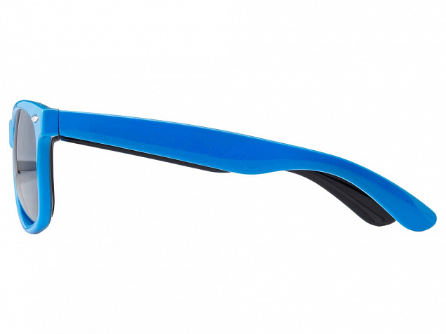 Очки солнцезащитные Crockett, синий/черный с логотипом в Самаре заказать по выгодной цене в кибермаркете AvroraStore
