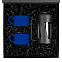 Набор для чая на 2 персоны Best Morning, синий с логотипом в Самаре заказать по выгодной цене в кибермаркете AvroraStore
