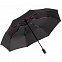 Зонт складной AOC Mini с цветными спицами, розовый с логотипом в Самаре заказать по выгодной цене в кибермаркете AvroraStore