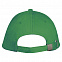 Бейсболка LONG BEACH, ярко-зеленая с белым с логотипом в Самаре заказать по выгодной цене в кибермаркете AvroraStore