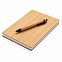 Набор из блокнота и ручки Bamboo, А5 с логотипом в Самаре заказать по выгодной цене в кибермаркете AvroraStore