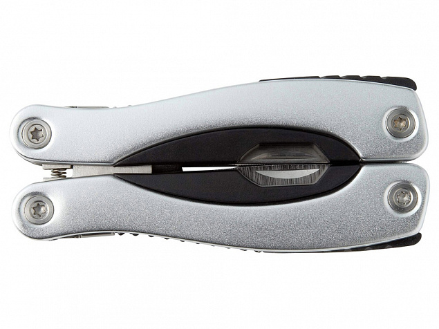 Инструмент многофункциональный Casper в чехле, серебристый с логотипом в Самаре заказать по выгодной цене в кибермаркете AvroraStore