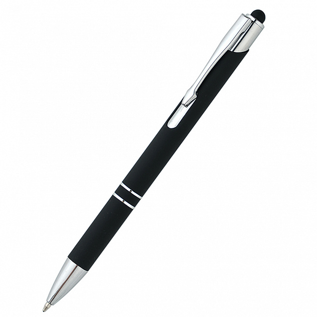 Ручка металлическая Ingrid - Черный AA с логотипом в Самаре заказать по выгодной цене в кибермаркете AvroraStore