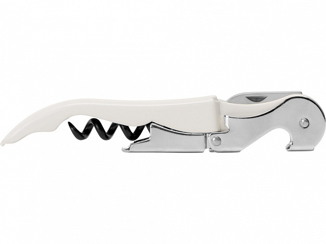 PULLTAPS BASIC WHITE/Нож сомелье Pulltap's Basic, белый с логотипом в Самаре заказать по выгодной цене в кибермаркете AvroraStore