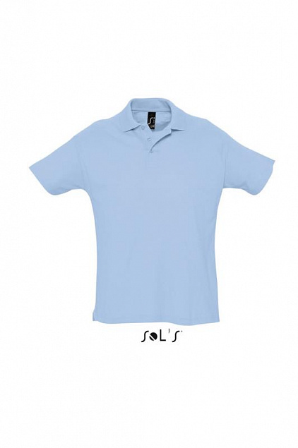 Джемпер (рубашка-поло) SUMMER II мужская,Голубой L с логотипом в Самаре заказать по выгодной цене в кибермаркете AvroraStore