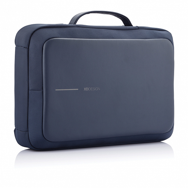 Сумка-рюкзак Bobby Bizz с защитой от карманников, синий с логотипом в Самаре заказать по выгодной цене в кибермаркете AvroraStore