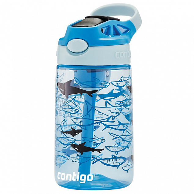 Бутылка для воды детская Gizmo Flip Sharks с логотипом в Самаре заказать по выгодной цене в кибермаркете AvroraStore