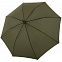 Зонт-трость Nature Stick AC, зеленый с логотипом в Самаре заказать по выгодной цене в кибермаркете AvroraStore