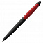 Ручка шариковая Prodir DS5 TRR-P Soft Touch, черная с красным с логотипом в Самаре заказать по выгодной цене в кибермаркете AvroraStore