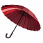 Зонт-трость «Спектр», черный с логотипом в Самаре заказать по выгодной цене в кибермаркете AvroraStore