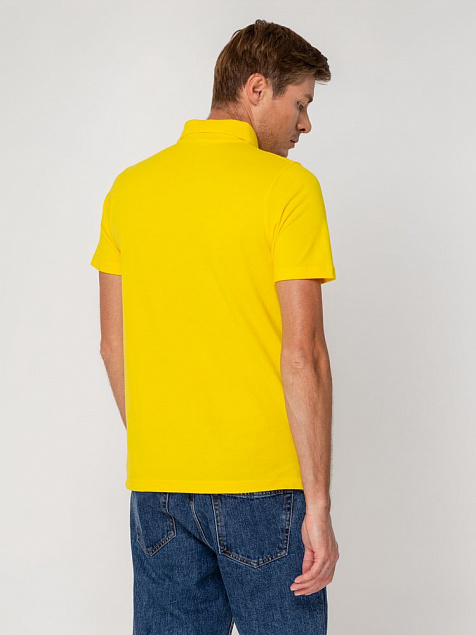 Рубашка поло Virma light, желтая с логотипом в Самаре заказать по выгодной цене в кибермаркете AvroraStore