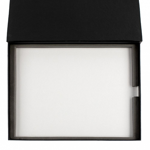 Коробка Roomy с ложементом для плакетки, черная с логотипом в Самаре заказать по выгодной цене в кибермаркете AvroraStore