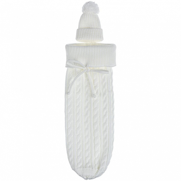 Чехол на бутылку Albus, белый с логотипом в Самаре заказать по выгодной цене в кибермаркете AvroraStore