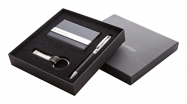 Подарочный набор, ручка, визитница и брелок с логотипом в Самаре заказать по выгодной цене в кибермаркете AvroraStore