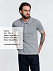 Рубашка поло мужская Adam, серый меланж с логотипом в Самаре заказать по выгодной цене в кибермаркете AvroraStore