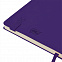 Бизнес-блокнот "Gracy", 130х210 мм, фиолет., кремовая бумага, гибкая обложка, в линейку, на резинке с логотипом в Самаре заказать по выгодной цене в кибермаркете AvroraStore