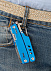 Мультитул с карабином, синий с логотипом в Самаре заказать по выгодной цене в кибермаркете AvroraStore