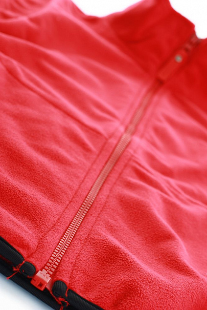 Куртка флисовая женская SARASOTA, красная с логотипом в Самаре заказать по выгодной цене в кибермаркете AvroraStore