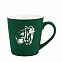 Керамическая кружка Sole, 350 ml, soft-touch, зеленая с логотипом в Самаре заказать по выгодной цене в кибермаркете AvroraStore