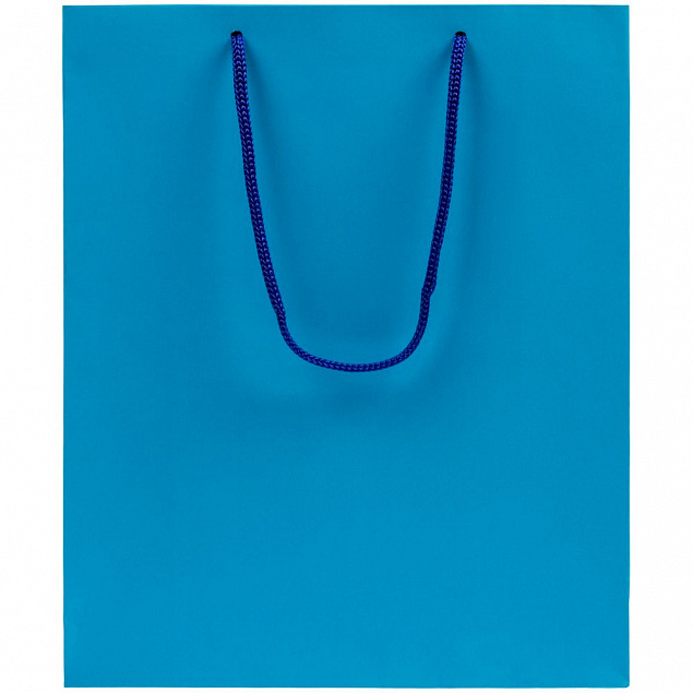 Пакет Wide, Голубой с логотипом в Самаре заказать по выгодной цене в кибермаркете AvroraStore