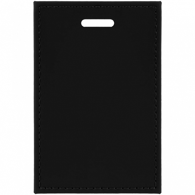 Чехол для пропуска Shall, черный с логотипом в Самаре заказать по выгодной цене в кибермаркете AvroraStore