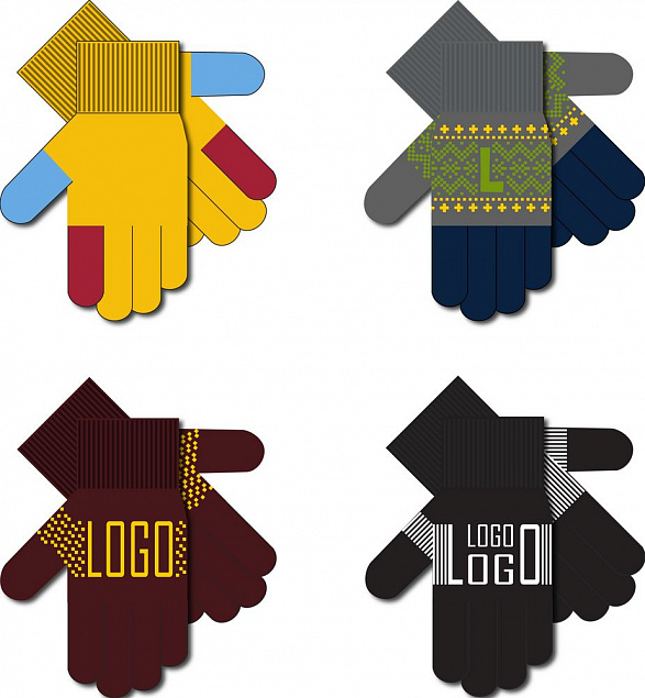 Перчатки на заказ Guanti, акрил с логотипом в Самаре заказать по выгодной цене в кибермаркете AvroraStore