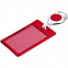 Чехол для пропуска с ретрактором Dorset, красный с логотипом в Самаре заказать по выгодной цене в кибермаркете AvroraStore
