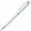 Ручка шариковая Razzo Chrome, белая с логотипом в Самаре заказать по выгодной цене в кибермаркете AvroraStore