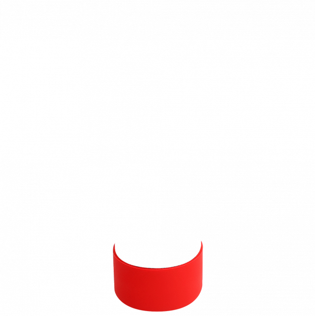 Манжета силиконовая для термобутылки Olivia, красный с логотипом в Самаре заказать по выгодной цене в кибермаркете AvroraStore