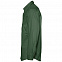 Рубашка мужская с длинным рукавом BEL AIR, темно-зеленая с логотипом в Самаре заказать по выгодной цене в кибермаркете AvroraStore
