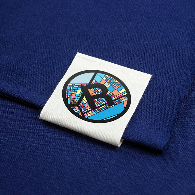 Лейбл хлопковый Doni, XL, беленый с логотипом в Самаре заказать по выгодной цене в кибермаркете AvroraStore