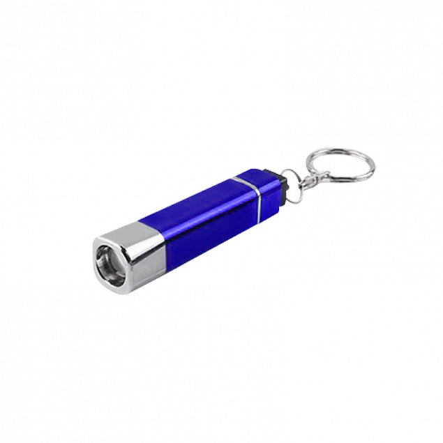 Брелок-фонарик Korel - Синий HH с логотипом в Самаре заказать по выгодной цене в кибермаркете AvroraStore