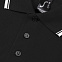 Рубашка поло мужская с контрастной отделкой PRACTICE 270 черная с логотипом в Самаре заказать по выгодной цене в кибермаркете AvroraStore