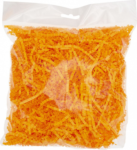 Бумажный наполнитель Chip, оранжевый неон с логотипом в Самаре заказать по выгодной цене в кибермаркете AvroraStore