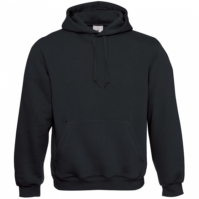 Толстовка Hooded, черная с логотипом в Самаре заказать по выгодной цене в кибермаркете AvroraStore