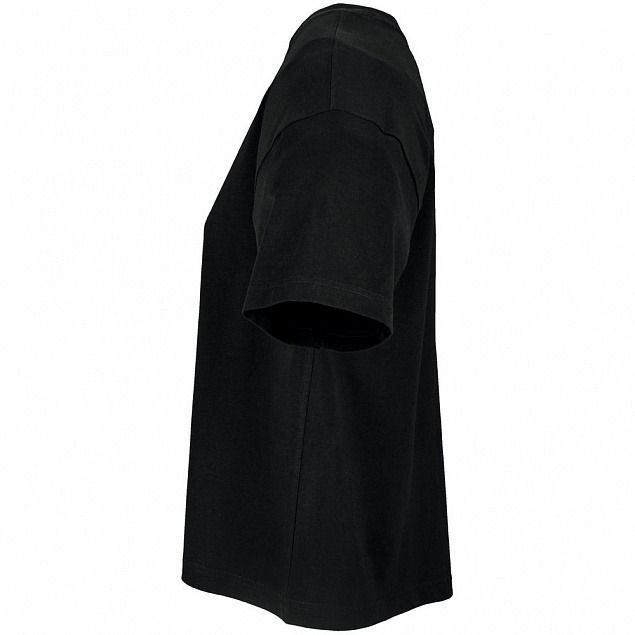 Футболка оверсайз женская Boxy Women, черная с логотипом в Самаре заказать по выгодной цене в кибермаркете AvroraStore