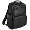 Кожаный рюкзак для ноутбука Santiago, черный с логотипом в Самаре заказать по выгодной цене в кибермаркете AvroraStore