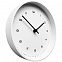 Часы настенные White, белые с логотипом в Самаре заказать по выгодной цене в кибермаркете AvroraStore