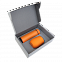 Набор Hot Box CS grey (оранжевый) с логотипом в Самаре заказать по выгодной цене в кибермаркете AvroraStore